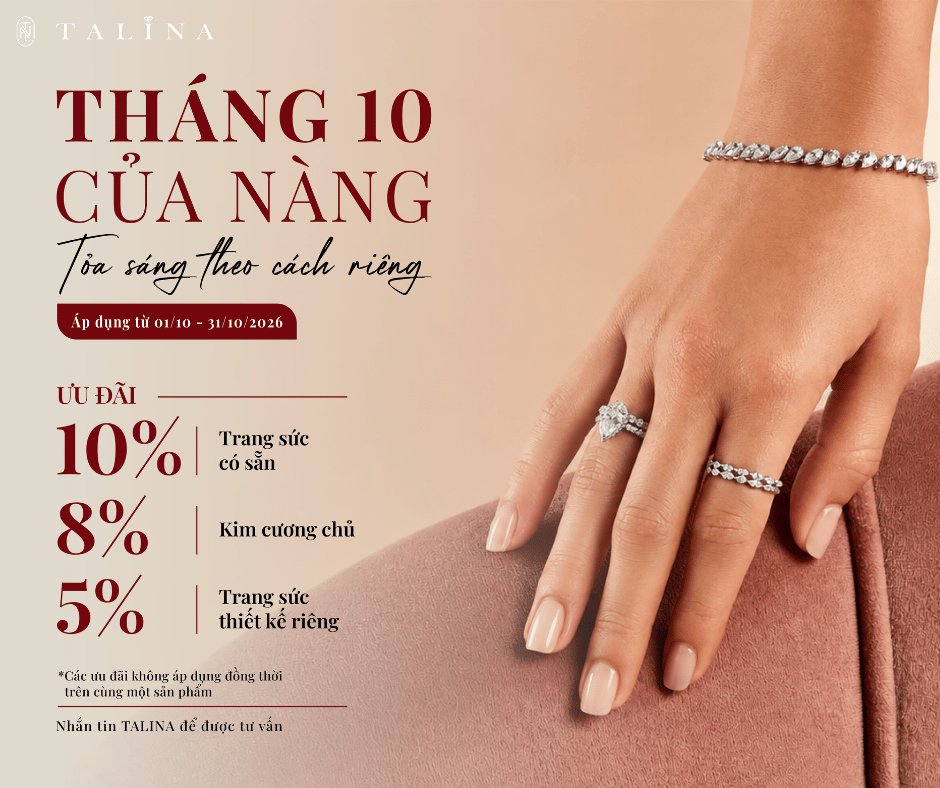 ƯU ĐÃI: THÁNG 10 CỦA NÀNG — TỎA SÁNG THEO CÁCH RIÊNG